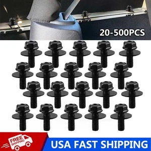 Car Body Bolts M6 Splash Shield Retainer Fastener Rivet Screws for Nissan Models - Picture 1 of 11