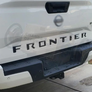 3D Gloss Black Tailgate Insert Letter For Frontier 2022-2025 Accessories Emblem - Picture 1 of 14