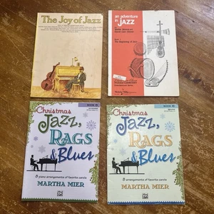 The Joy of Jazz, Adventure in Jazz, Christmas Jazz, Rags & Blues Easy Piano - Picture 1 of 14