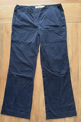 Pantalones chinos J Crew azul marino corte urbano para mujer talla 12R (35x32,5) corte boot tiro medio Foto 1 de 4