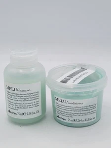 Davines MELU Anti-Breakage Shampoo 2.54oz & Anti-Breakage Conditioner 2.64oz - Imagen 1 de 2