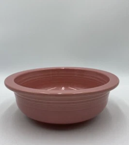Homer Laughlin Fiesta Rose Pink 8” Diameter Vegetable Serving Bowl - Picture 1 of 8