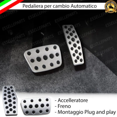 SET PEDALIERA COPRIPEDALI COPRI PEDALI CAMBIO AUTOMATICO OPEL INSIGNIA STILE OPC - Immagine 1 di 4
