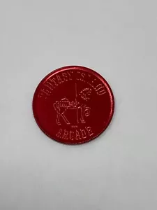 Fantasy Island Red Arcade Token Coin - Picture 1 of 3