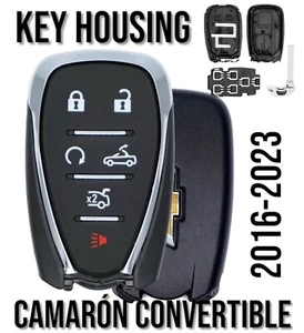 1For Chevrolet Camaro Convertible 2016-2023 Smart Remote Key Fob Shell Case 6Btn - Bild 1 von 6