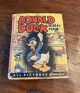 1944 BETTER LITTLE BOOK #1484 DONALD DUCK IS HERE AGAIN - Picture 1 of 7
