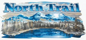 Imagen gráfica de tapa de extremo con logotipo de RV NORTH TRAIL - Imagen 1 de 2