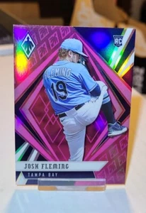 2021 Panini Chronicles Phoenix Josh Fleming Pink Pulsar Prizm #13 RC #D/50 - Picture 1 of 2
