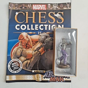 Eaglemoss Marvel Chess Collection #15 Absorbing Man Black Pawn Figurine & Mag. - Picture 1 of 4