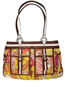 Seltene Isabella Fiore Floral Limited Edition Schultertasche Handtasche - Bild 1 von 9