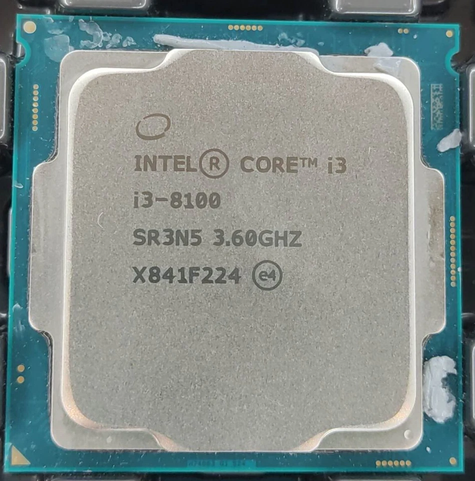 Intel SR3N5 Core i3-8100 3.6GHz LGA1151 4-Core CPU Processor - Image 1 of 1