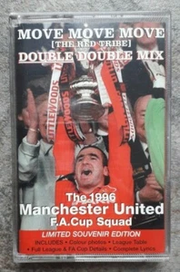 Move Move Move The Red Tribe Manchester United Cassette Tape Single 1996 - Picture 1 of 3