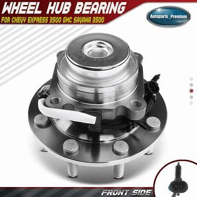 Front Wheel Hub Bearing Assembly for Chevy Express 3500 03-17 GMC Savana 3500 - Image 1 of 4