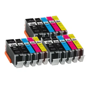15x High-Yield Ink For Canon PGI250XL CLI 251XL Pixma iP7220 7250 8720 MX722 725 - Picture 1 of 1