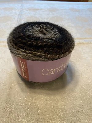 NEW Wheel Skein Of Premier Yarns Candy Shop 100% Acrylic Yarn - Dark Chocolate - Image 1 of 4