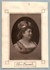 France, Paris, Théâtre, Aline Duval  Vintage Print  Photo Glyptie  8,5X12,5