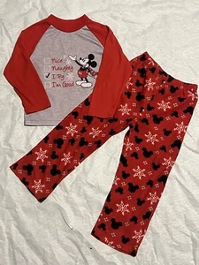 Disney Mickey Mouse Pajamas Kids Size 6 - Picture 1 of 4