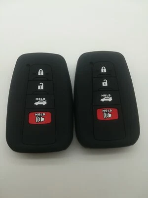 2*Silicone Key Cover for 2018 2019 2020 2021 2022 2023 2024 TOYOTA CAMRY COROLLA - Image 1 of 4