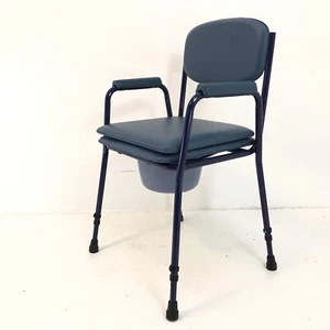 Duschstuhl Rehaforum Rückenlehne bis 136kg Toilettenstuhl WC-Stuhl Nachtstuhl - Bild 1 von 8