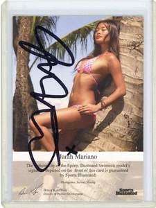 JARAH MARIANO 2008 SPORTS ILLUSTRATED SI SWIMSUIT (TYPE A) Autograph AUTO CARD - Picture 1 of 2