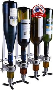 Dispensador de cerveza de barril con grifo para boda fiesta sin fugas 4 botellas - Bild 1 von 8