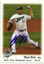 2010 West Tenn Diamond Jaxx STEVEN HENSLEY Signed Card autograph MARINERS 
