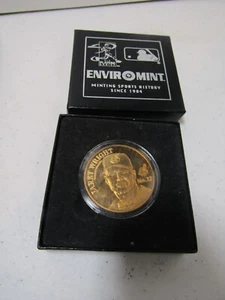 NIB 1999 JERET WRIGHT Enviromint Bronze "SAMPLE" Coin Cleveland Indians MLB - Picture 1 of 2