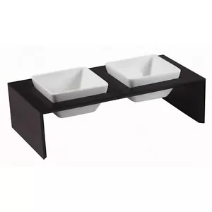 Wolters REPLUS Futterstation Meshidai Doppelnapf schwarz M Fressnapf Hunde Napf - Bild 1 von 2