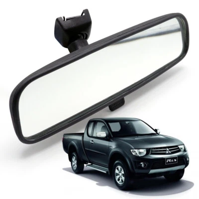 For Mitsubishi L200 Triton 2005 14 Interior Inside Rear View Mirror Black - Image 1 of 4