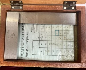 Mitutoyo Precision Square  6 inch made in Brazil - Picture 1 of 3