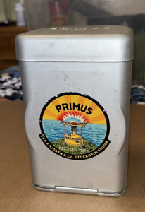 Vintage Primus No. 71L Backpack Camping Stove In Tin+Box+accessories WORKS