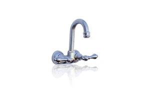 GEWÖLBTER AUSLAUF 3 3/8 KLEINE WANDHALTERUNG SCHWANENHALS WASSERHAHN 22-WMF-BF-338-AS - Bild 1 von 26