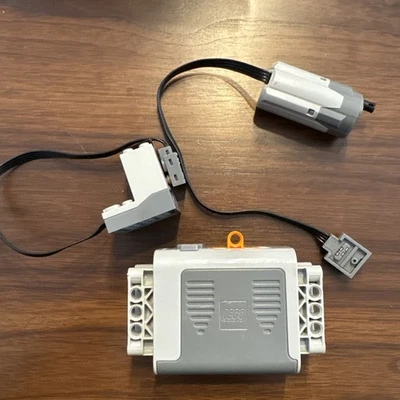 Lego Power Functions Battery Box, Lights, Motor, And Switch Set Lot - Image 1 of 4