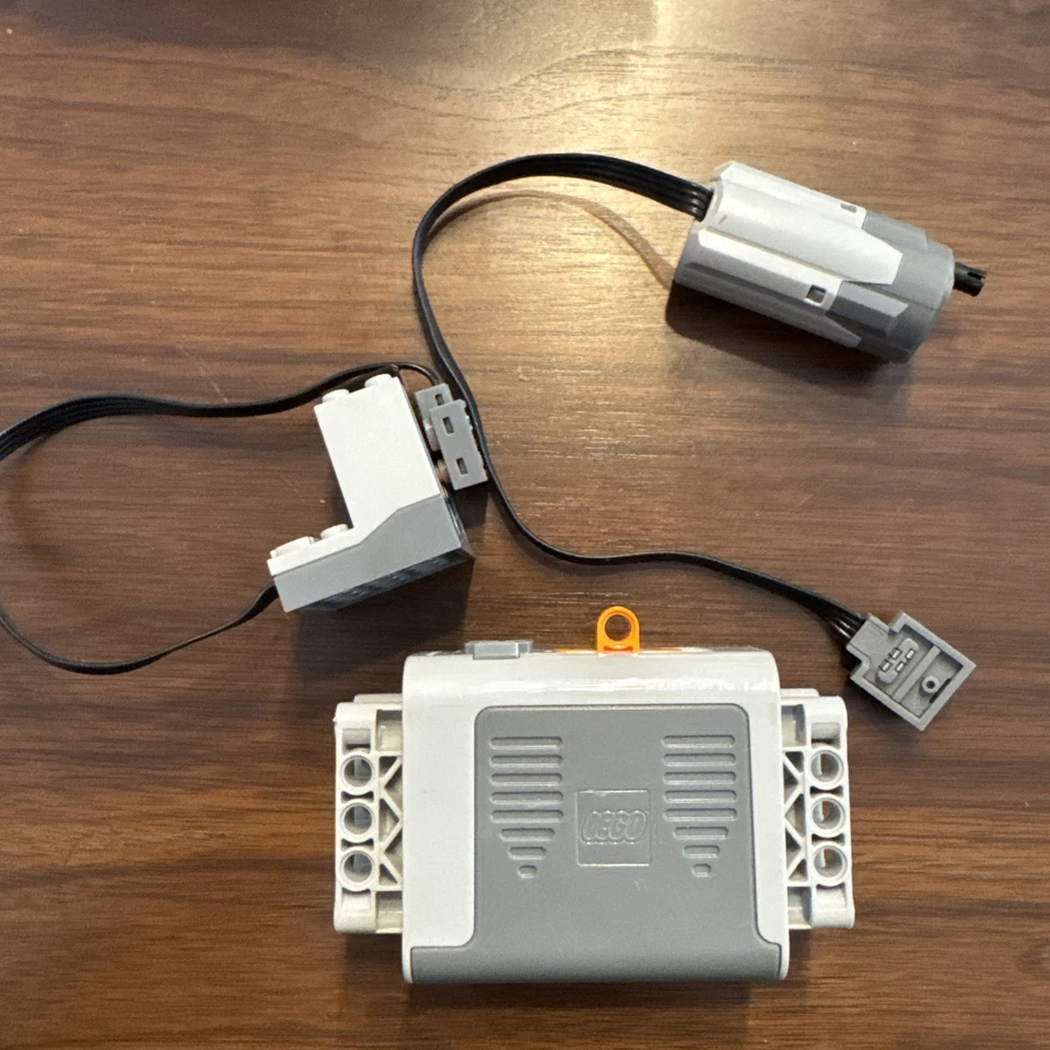 Lego Power Functions Battery Box, Lights, Motor, And Switch Set Lot - Image 1 of 4