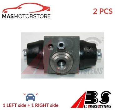 DRUM WHEEL BRAKE CYLINDER PAIR REAR ABS 42008X 2PCS P FOR AUDI 80,50,90,B3,B4,B2 - Image 1 of 4