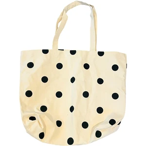 Tupfen Stoff/Canvas Beuteltasche 18" B x 15" H - NEU - Bild 1 von 4