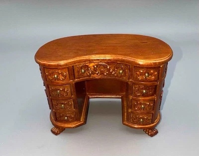 MINIATURE DOLLHOUSE 1:12 BESPAQ LADY'S BALLYWANE DESK - 6018-NWN - Image 1 of 4