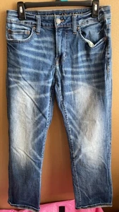 AMERICAN EAGLE GRÖSSE 30 X 30 BLAUE HERRENJEANS NEXT LEVEL FLEX GERADES BEIN - Bild 1 von 4