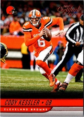 2017 Donruss Certified Cuts Cody Kessler #82 Cleveland Browns Football Card - Image 1 of 2