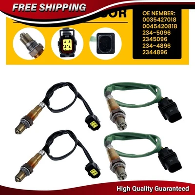 4x Sensores de Oxigênio Up+Downstream Para Mercedes-Benz C300 CL550 E350 ML63 2008-2012 - Imagem 1 de 4