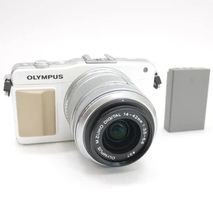 [VG+] OLYMPUS PEN Mini E-PM2 Spiegellose Kamera 14-42mm Objektiv JAPAN - VOLLSTÄNDIG GETESTET - Bild 1 von 22