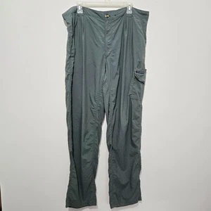 Pantalones de Senderismo ExOfficio Para Hombres Verde Nylon Talla XL Exterior Ligeros Bolsillos de Viaje - Imagen 1 de 13