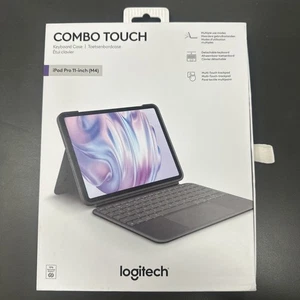 Logitech Combo Touch for iPad Pro 11 inch (M4) 2024 Keyboard Case - Graphite - Picture 1 of 2