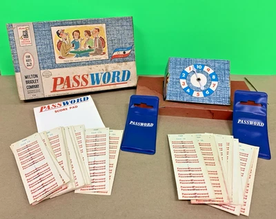 Vintage 1960's 1962 Milton Bradley Password Game - Complete & Ready for Play! - Image 1 of 4