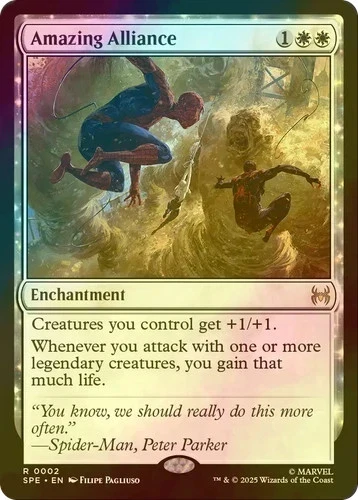MTG Amazing Alliance Marvel's Spider-Man: Eternal-Legal Foil #2 - Image 1 of 1