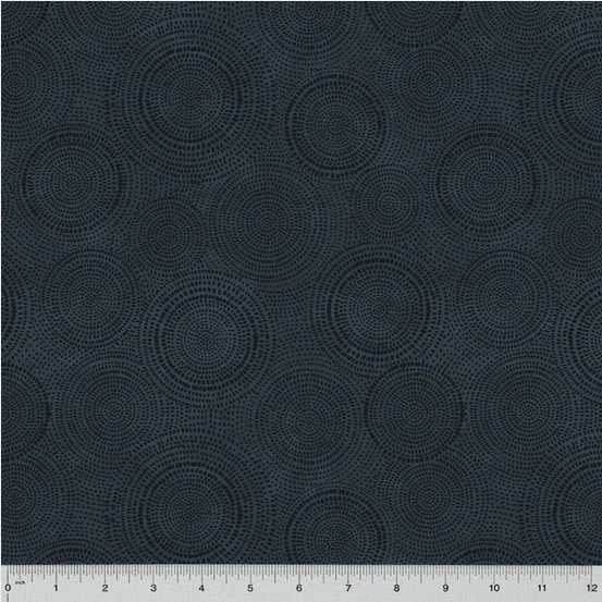 Tela básica | Círculo superpuesto de resplandor acero azul | Windham YARD Foto 1 de 1