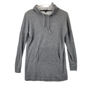 Beyond Yoga Pullover Hoodie Tunic Sweatshirt Light Gray Size XS Oversized Long - Picture 1 of 8