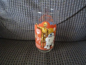 1977 Star Wars R2-D2 C-3PO Glass Burger King Coca Cola Limited Edition - Picture 1 of 10