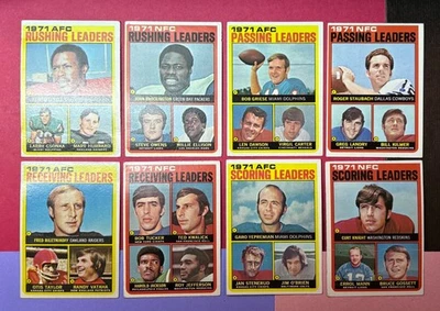 Juego cercano de fútbol americano Topps 1972, 243/263 serie I y 2, en muy buen estado a excelente+ promedio  Foto 1 de 4