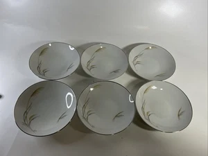 Three Castle China Japan Grace ciotola frutta/dessert/salsa 5 1/2" set di 6 - Foto 1 di 9
